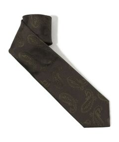 TOMORROWLAND / トゥモローランド ネクタイ | TOMORROWLAND シルクジャガード ペイズリー柄ネクタイ