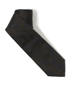 TOMORROWLAND / トゥモローランド ネクタイ | TOMORROWLAND シルクジャガード ペイズリー柄ネクタイ