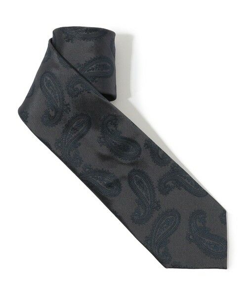 TOMORROWLAND/トゥモローランド TOMORROWLAND シルクジャガード ペイズリー柄ネクタイ 16 グレー系 F