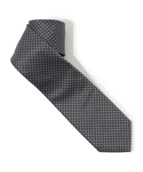 TOMORROWLAND / トゥモローランド ネクタイ | TOMORROWLAND シルクジャガード 小紋柄ネクタイ(16 グレー系)