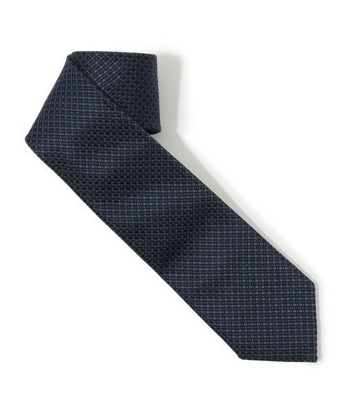 TOMORROWLAND / トゥモローランド ネクタイ | TOMORROWLAND シルクジャガード 小紋柄ネクタイ(68 ネイビー系)