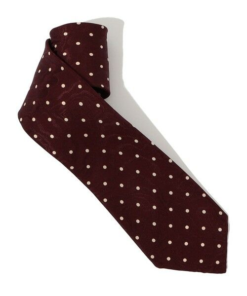 TOMORROWLAND/トゥモローランド TOMORROWLAND MADE IN ITALY シルクドットネクタイ 38 ダークレッド系 F TOMORROWLAND/トゥモローランド TOMORROWLAND MADE IN ITALY シルクドットネクタイ 38 ダークレッド系 F