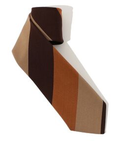 TOMORROWLAND / トゥモローランド ネクタイ | TOMORROWLAND MADE IN ITALY ウールコットン レジメンタルストライプネクタイ