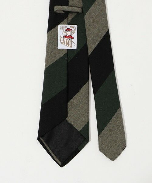TOMORROWLAND / トゥモローランド ネクタイ | TOMORROWLAND MADE IN ITALY ウールコットン レジメンタルストライプネクタイ | 詳細2