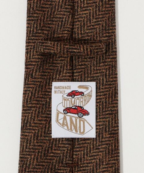 TOMORROWLAND / トゥモローランド ネクタイ | TOMORROWLAND MADE IN ITALY ウールヘリンボーン柄 ネクタイ | 詳細3