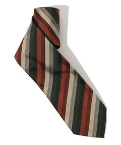 TOMORROWLAND / トゥモローランド ネクタイ | TOMORROWLAND MADE IN ITALY シルクジャガード レジメンタルストライプネクタイ