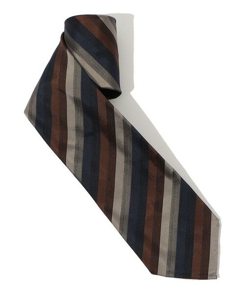 TOMORROWLAND / トゥモローランド ネクタイ | TOMORROWLAND MADE IN ITALY シルクジャガード レジメンタルストライプネクタイ | 詳細1