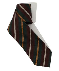 TOMORROWLAND / トゥモローランド ネクタイ | TOMORROWLAND MADE IN ITALY シルクジャガード レジメンタルストライプネクタイ