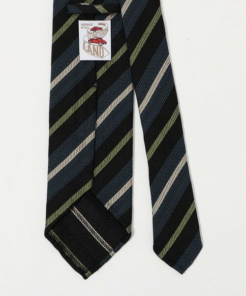 TOMORROWLAND / トゥモローランド ネクタイ | TOMORROWLAND MADE IN ITALY シルクジャガード レジメンタルストライプネクタイ | 詳細2