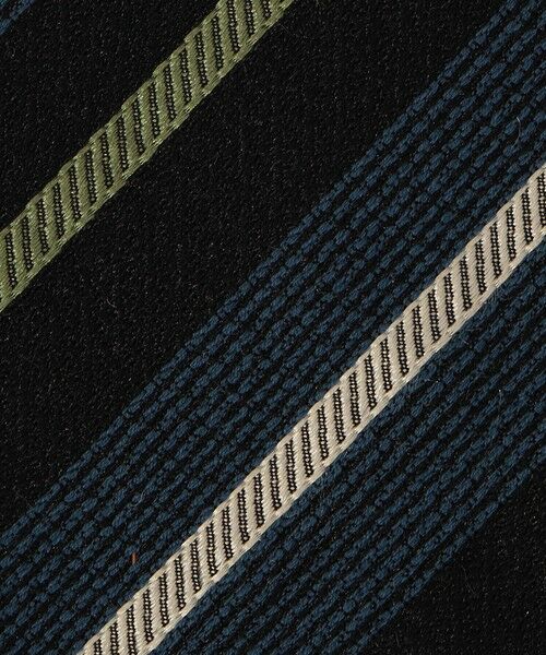 TOMORROWLAND / トゥモローランド ネクタイ | TOMORROWLAND MADE IN ITALY シルクジャガード レジメンタルストライプネクタイ | 詳細4