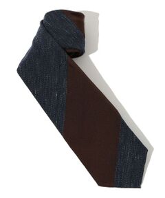 TOMORROWLAND / トゥモローランド ネクタイ | TOMORROWLAND MADE IN ITALY シルクコットン レジメンタルストライプネクタイ