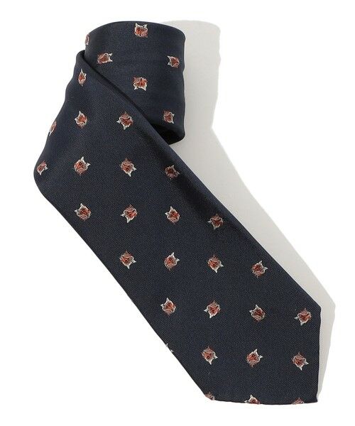 TOMORROWLAND / トゥモローランド ネクタイ | TOMORROWLAND MADE IN ITALY シルクジャガード 小紋柄ネクタイ(66 ブルー系)