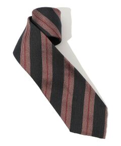 TOMORROWLAND / トゥモローランド ネクタイ | TOMORROWLAND MADE IN ITALY シルクジャガード レジメンタルストライプネクタイ