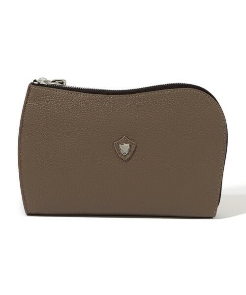 TOMORROWLAND / トゥモローランド クラッチ・パーティバッグ | Chambord Sellier PETIT ANGERS シュリンクレザー クラッチバッグ LAGUN（55 トープ）