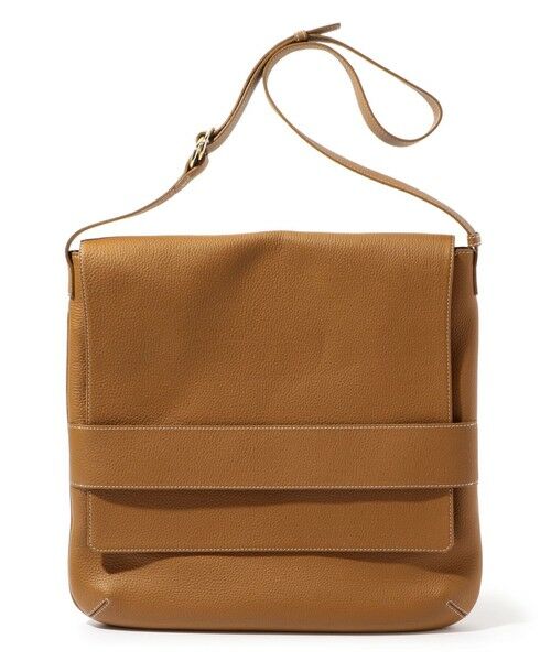 TOMORROWLAND/トゥモローランド 【別注】A NAUHA L シュリンクレザー ショルダーバッグ 43 ベージュ F TOMORROWLAND/トゥモローランド 【別注】A NAUHA L シュリンクレザー ショルダーバッグ 43 ベージュ F