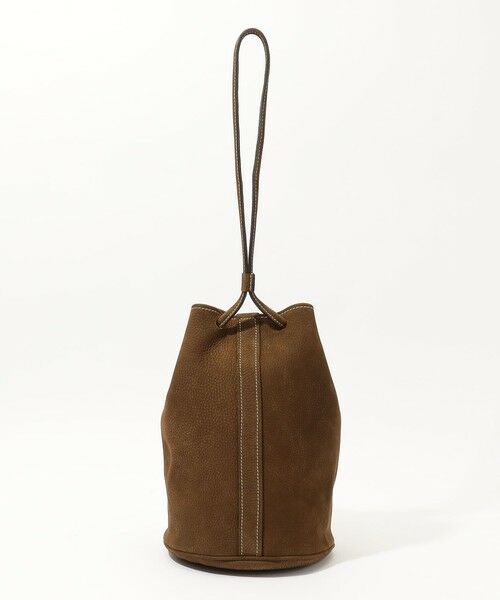 TOMORROWLAND / トゥモローランド ハンドバッグ | 【別注】Charles et Charlus Escalaヌバックレザー 巾着バッグ | 詳細3