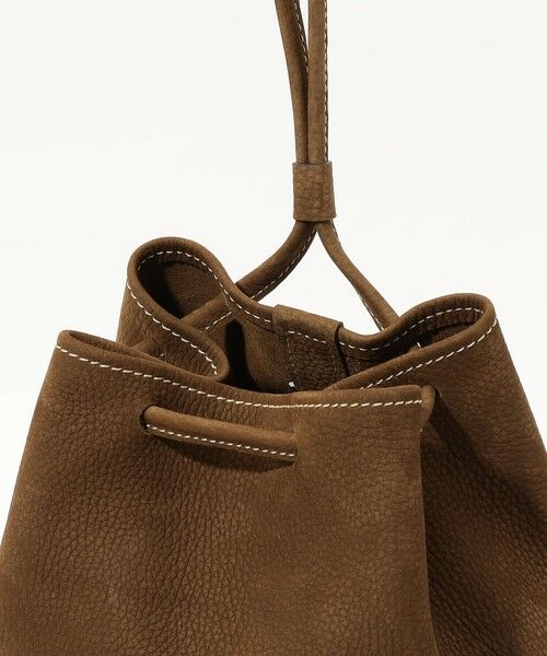 TOMORROWLAND / トゥモローランド ハンドバッグ | 【別注】Charles et Charlus Escalaヌバックレザー 巾着バッグ | 詳細5