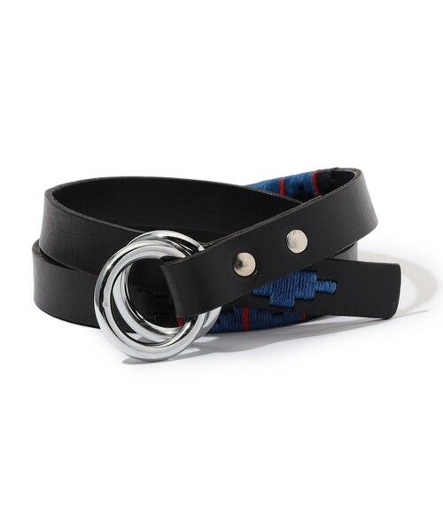 TOMORROWLAND/トゥモローランド MAISON GAUCHOS ダブルリングベルト 18 ブラック系 F TOMORROWLAND/トゥモローランド MAISON GAUCHOS ダブルリングベルト 18 ブラック系 F