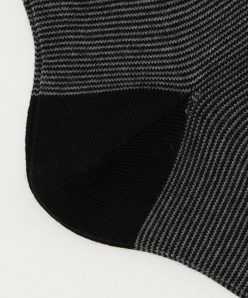 TOMORROWLAND / トゥモローランド ソックス | BRESCIANI ウールナイロン ボーダーソックス | 詳細3