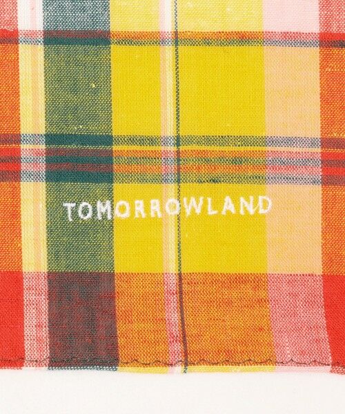 TOMORROWLAND / トゥモローランド ハンカチ | TOMORROWLAND コットンリネン チェックハンカチ | 詳細4