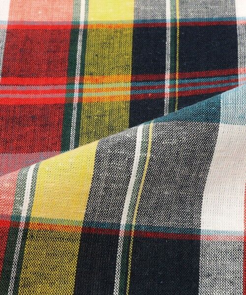 TOMORROWLAND / トゥモローランド ハンカチ | TOMORROWLAND コットンリネン チェックハンカチ | 詳細7