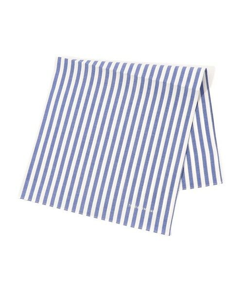 TOMORROWLAND / トゥモローランド ハンカチ | TOMORROWLAND コットンストライプハンカチ | 詳細1