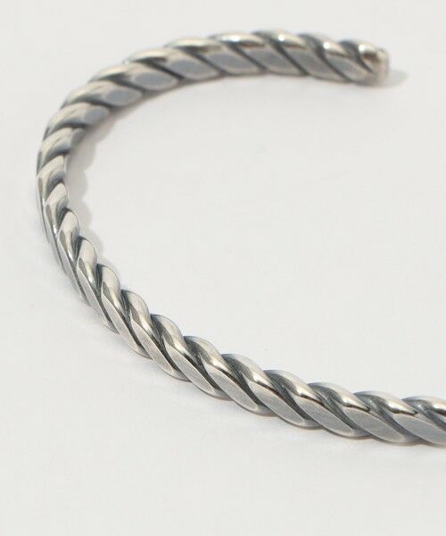 TOMORROWLAND / トゥモローランド ブレスレット・バングル | STUDEBAKER METALS PLAIT CUFF ツイスト シルバーバングル | 詳細3