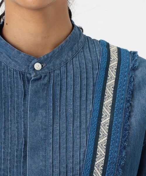 TOMORROWLAND / トゥモローランド シャツ・ブラウス（半袖以外） | ラインエンブロイダリー ピンタックシャツ | 詳細5