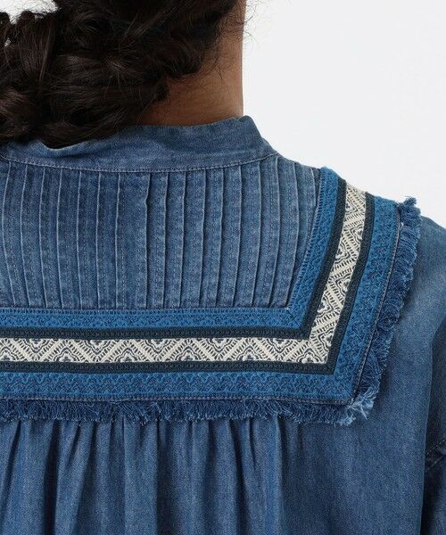 TOMORROWLAND / トゥモローランド シャツ・ブラウス（半袖以外） | ラインエンブロイダリー ピンタックシャツ | 詳細6