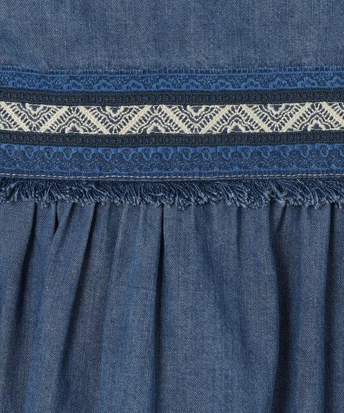 TOMORROWLAND / トゥモローランド キャミソール・チューブトップ | ラインエンブロイダリー ペプラムキャミソール | 詳細9