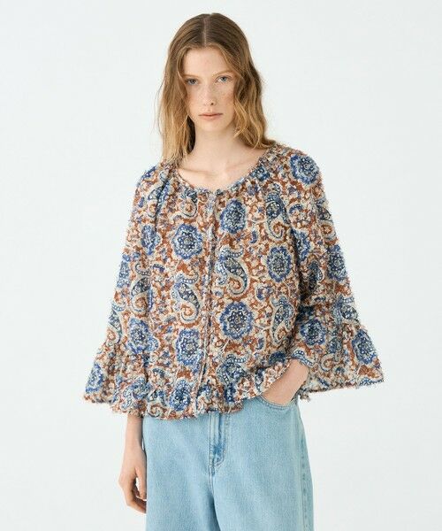 TOMORROWLAND / トゥモローランド シャツ・ブラウス（半袖以外） | ラメカットジャカード フリルブラウス | 詳細2