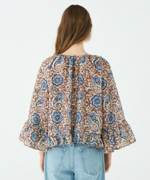 TOMORROWLAND / トゥモローランド シャツ・ブラウス（半袖以外） | ラメカットジャカード フリルブラウス | 詳細4