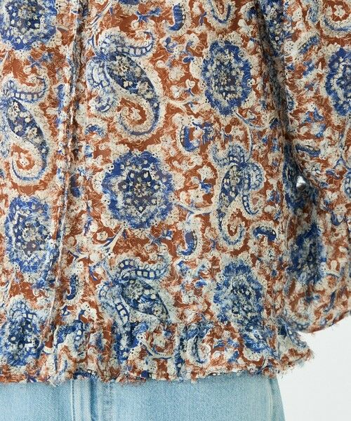 TOMORROWLAND / トゥモローランド シャツ・ブラウス（半袖以外） | ラメカットジャカード フリルブラウス | 詳細7