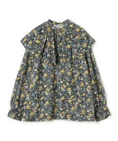 TOMORROWLAND / トゥモローランド シャツ・ブラウス（半袖以外） | ラメカットジャカード ワイドカラーブラウス