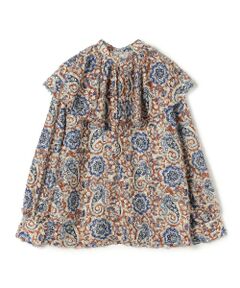 TOMORROWLAND / トゥモローランド シャツ・ブラウス（半袖以外） | ラメカットジャカード ワイドカラーブラウス