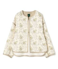 TOMORROWLAND / トゥモローランド ブルゾン | ポリエステルプリント クルーネックブルゾン