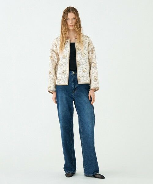 TOMORROWLAND / トゥモローランド ブルゾン | ポリエステルプリント クルーネックブルゾン | 詳細1