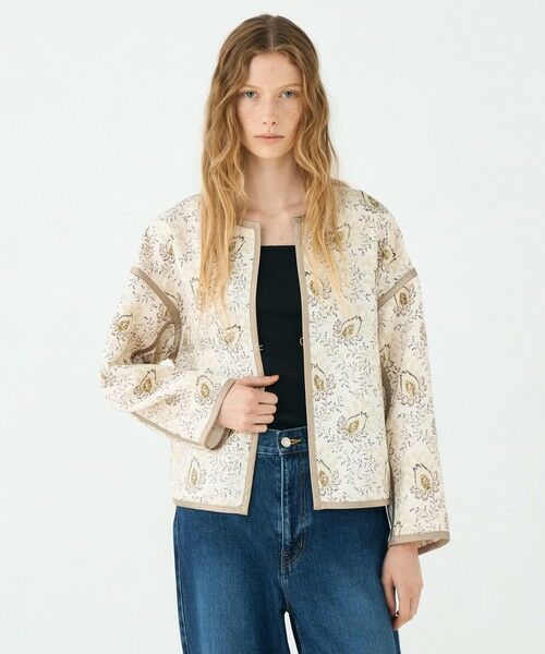 TOMORROWLAND / トゥモローランド ブルゾン | ポリエステルプリント クルーネックブルゾン | 詳細2