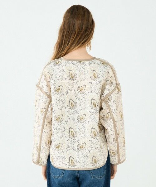 TOMORROWLAND / トゥモローランド ブルゾン | ポリエステルプリント クルーネックブルゾン | 詳細5