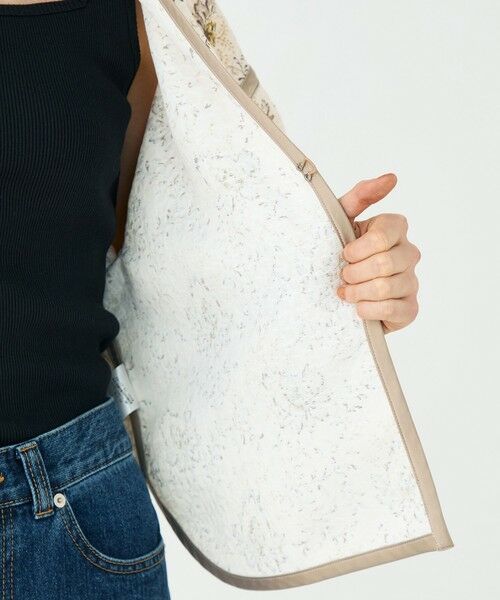 TOMORROWLAND / トゥモローランド ブルゾン | ポリエステルプリント クルーネックブルゾン | 詳細6