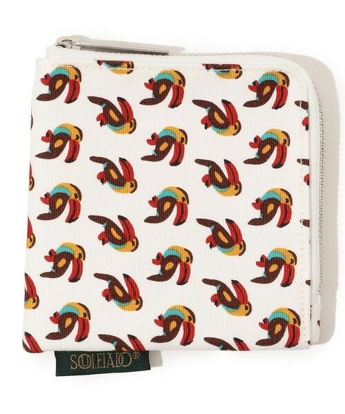 TOMORROWLAND / トゥモローランド ポーチ | SOULEIADO コットンオックス フラットポーチ(12 ホワイト系)