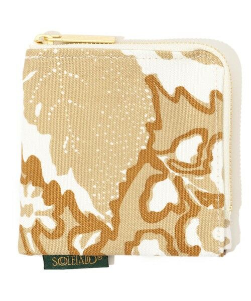 TOMORROWLAND / トゥモローランド ポーチ | SOULEIADO コットンオックス フラットポーチ(42 ライトベージュ系)