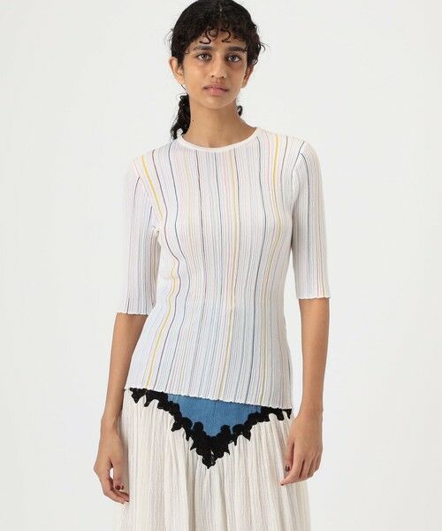 TOMORROWLAND / トゥモローランド ニット・セーター | GABRIELA HEARST FITZ SS CREW STRIPES | 詳細2