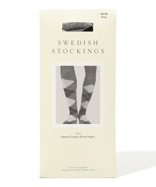 TOMORROWLAND / トゥモローランド ソックス | SWEDISH STOCKINGS Harriet Cotton Knee-Highs（16 グレー系）