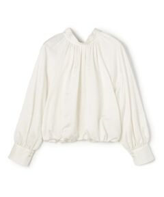 TOMORROWLAND / トゥモローランド シャツ・ブラウス（半袖以外） | コットンシルクサテン 2-wayボウタイブラウス