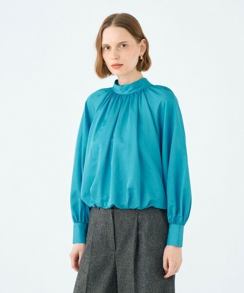 TOMORROWLAND / トゥモローランド シャツ・ブラウス(半袖以外) | コットンシルクサテン 2-wayボウタイブラウス | 詳細2