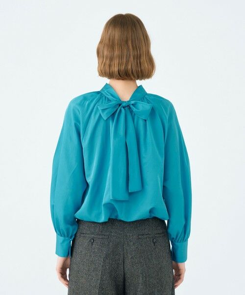 TOMORROWLAND / トゥモローランド シャツ・ブラウス(半袖以外) | コットンシルクサテン 2-wayボウタイブラウス | 詳細4