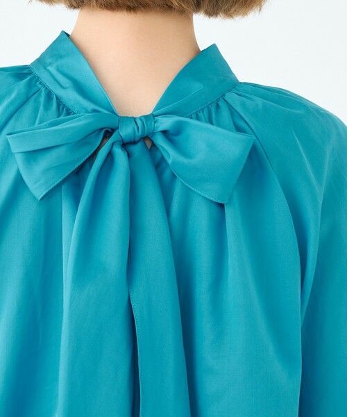 TOMORROWLAND / トゥモローランド シャツ・ブラウス(半袖以外) | コットンシルクサテン 2-wayボウタイブラウス | 詳細6