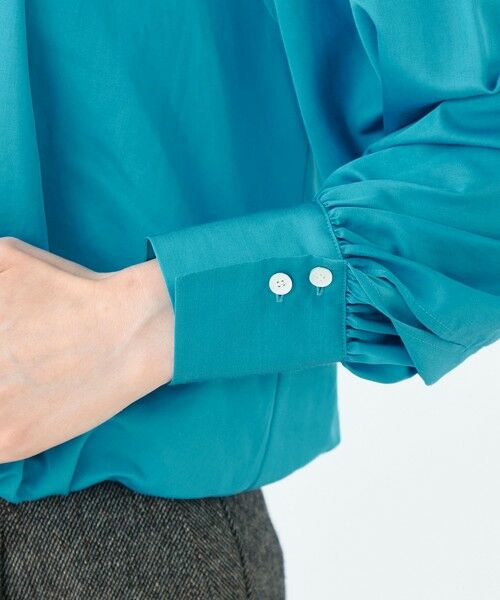 TOMORROWLAND / トゥモローランド シャツ・ブラウス(半袖以外) | コットンシルクサテン 2-wayボウタイブラウス | 詳細7