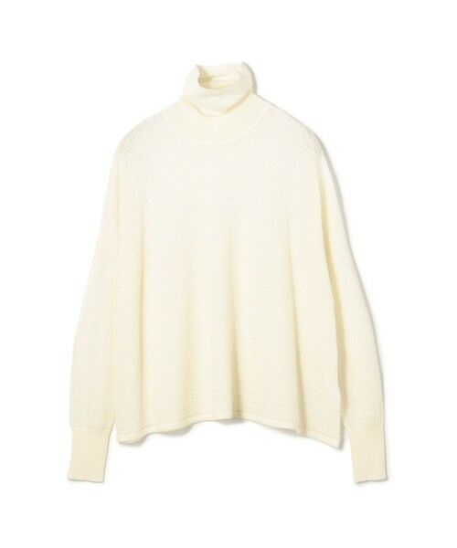 TOMORROWLAND/トゥモローランド ツイストウール ワイドプルオーバー 11 ホワイト S(9号)